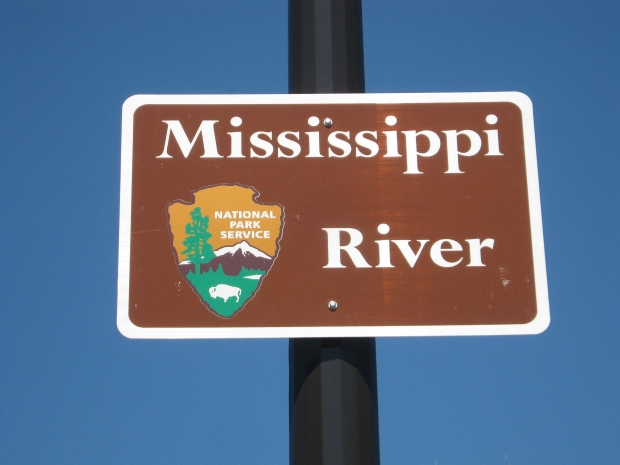 Mississippi River Sign